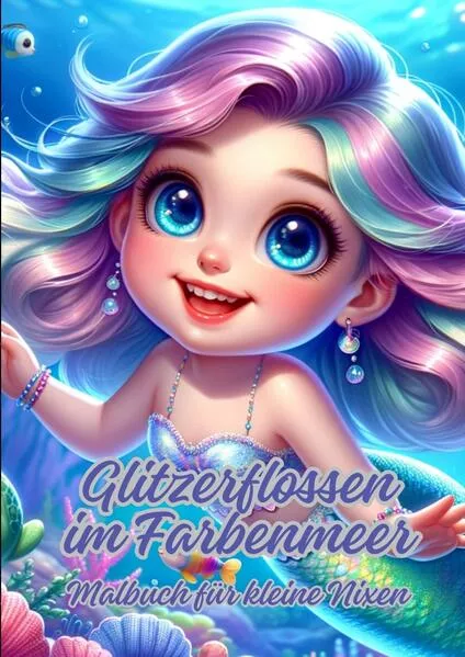 Cover: Glitzerflossen im Farbenmeer