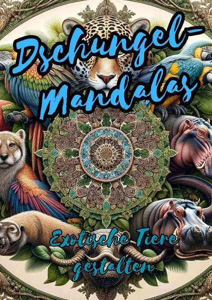 Cover: Dschungel-Mandalas: Exotische Tiere gestalten