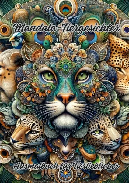 Cover: Mandala-Tiergesichter