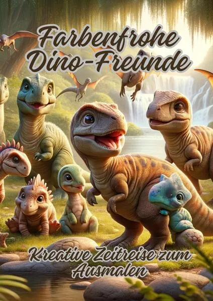 Cover: Farbenfrohe Dino-Freunde