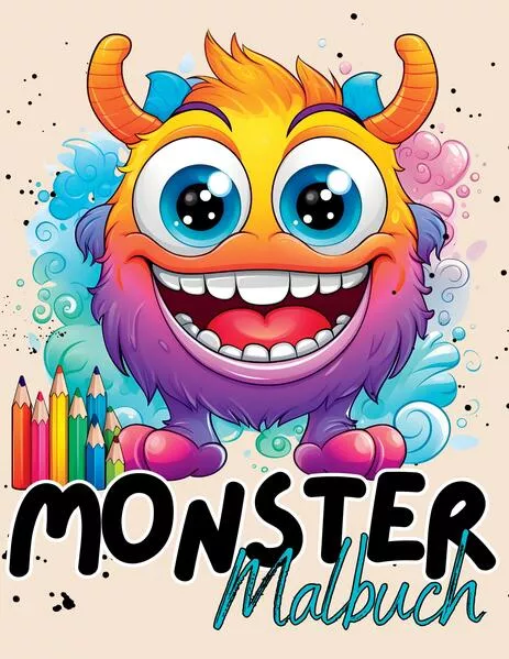 Cover: Monster Malbuch ab 4 Jahren