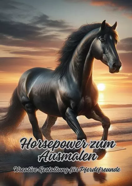Cover: Horsepower zum Ausmalen