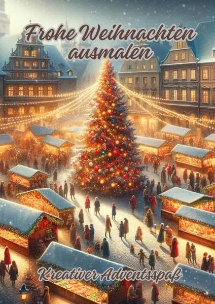 Cover: Frohe Weihnachten ausmalen