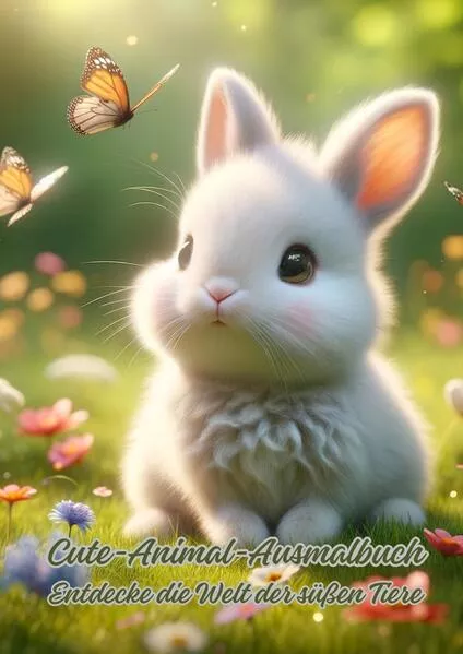 Cover: Cute-Animal-Ausmalbuch