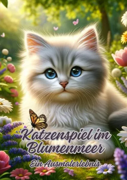 Cover: Katzenspiel im Blumenmeer