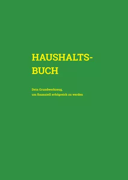 Cover: Haushaltsbuch