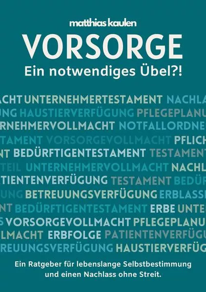 Cover: Vorsorge - Ein notwendiges Übel?!