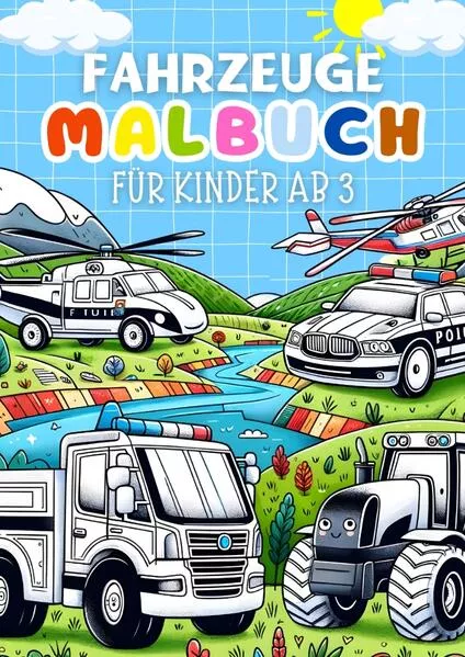 Fahrzeuge Malbuch für Kinder ab 3 Jahre ● Kinderbuch</a>