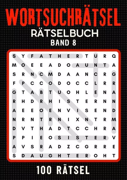 Cover: Wortsuchrätsel Rätselbuch - Band 8