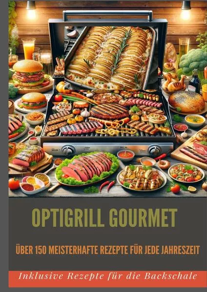 Cover: OptiGrill Gourmet: Meisterhafte Rezepte für jede Jahreszeit: über 150 Meisterhafte Rezepte für jede Jahreszeit