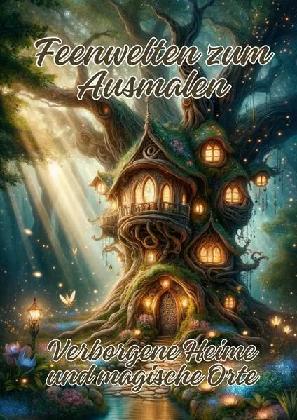 Cover: Feenwelten zum Ausmalen