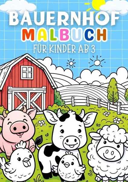 Bauernhof Malbuch für Kinder ab 3 Jahre ● Kinderbuch</a>