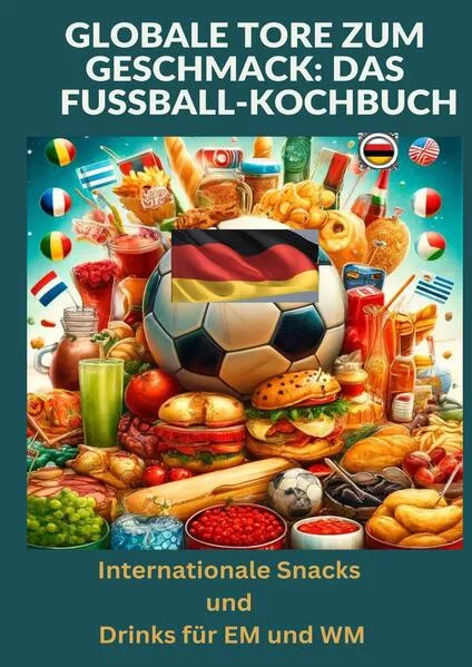 Cover: Globale Tore zum Geschmack: Das Fußball-Kochbuch: Fußballfest der Aromen: Internationale Snacks & Getränke für EM und WM – Ein kulinarisches Reisebuch