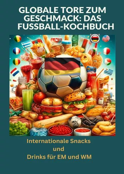 Globale Tore zum Geschmack: Das Fußball-Kochbuch: Fußballfest der Aromen: Internationale Snacks & Getränke für EM und WM – Ein kulinarisches Reisebuch