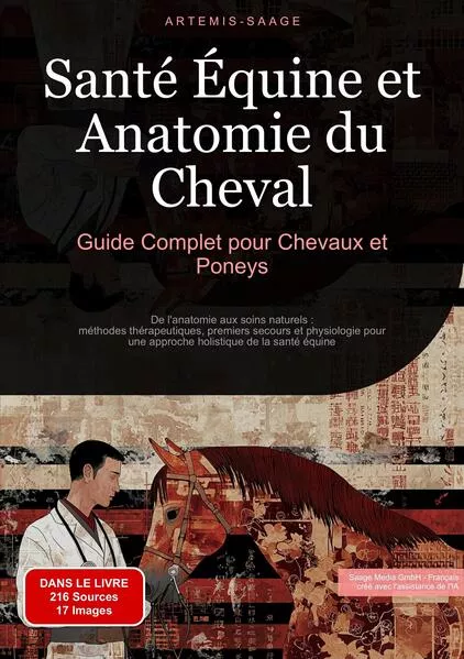 Cover: Santé Équine et Anatomie du Cheval: Guide Complet pour Chevaux et Poneys