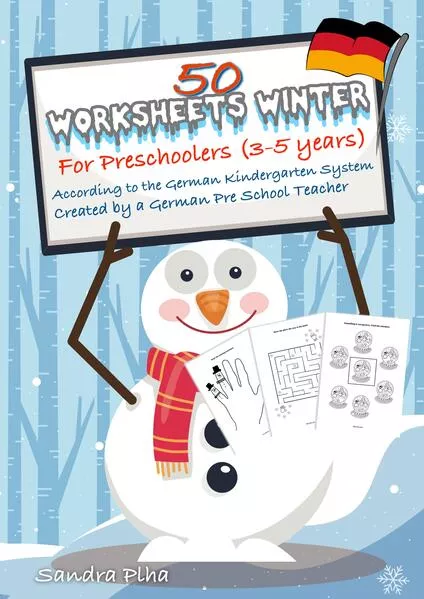 Cover: Workbook Winter with 50 Worksheets
