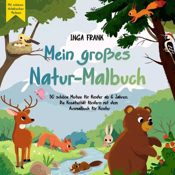 Cover: Mein großes Natur-Malbuch