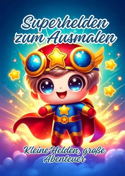 Cover: Superhelden zum Ausmalen
