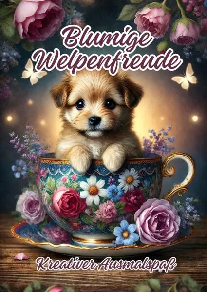 Cover: Blumige Welpenfreude