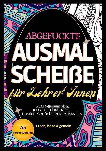Fluch Malbuch für Lehrer A5