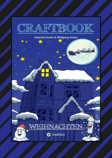 CRAFTBOOK - 100 AUSMALMOTIVE - LUSTIGE GESCHICHTEN - WEIHNACHTSMANN BASTELANLEITUNG - SPANNENDE RÄTSEL & AUFGABEN</a>