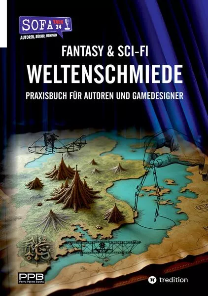 Fantasy & Sci-Fi - Weltenschmiede, Schreibratgeber, Praxisbuch für Autoren aus dem Hause "SofaTalk24"