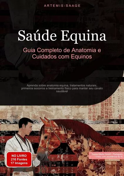 Cover: Saúde Equina: Guia Completo de Anatomia e Cuidados com Equinos