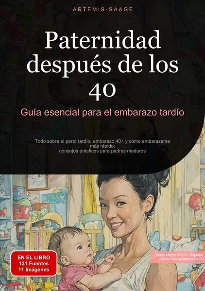 Cover: Paternidad después de los 40: Guía esencial para el embarazo tardío