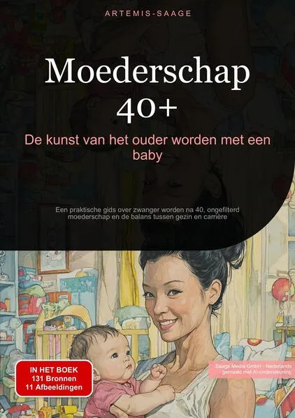 Cover: Moederschap 40+: De kunst van het ouder worden met een baby
