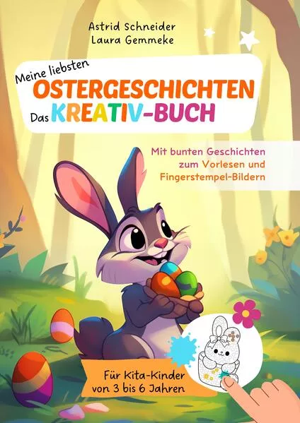Meine liebsten Ostergeschichten zum Vorlesen und Fingerstempel-Bildern: