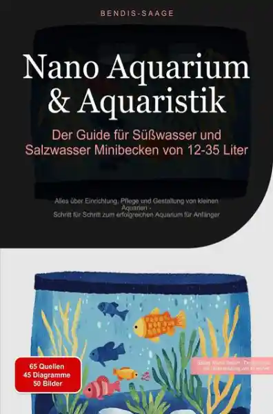 Nano Aquarium & Aquaristik: Der Guide für Süßwasser und Salzwasser Minibecken von 12-35 Liter