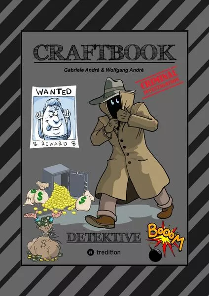 CRAFTBOOK - 120 SEITEN KRIMI MOTIVE - DETEKTIVE - KNIFFLIGE RÄTSEL - GAUNER - GANGSTER - POLIZISTEN - POLIZEIHUND - FAHRZEUGE - TRESOR - HÄFTLINGE</a>