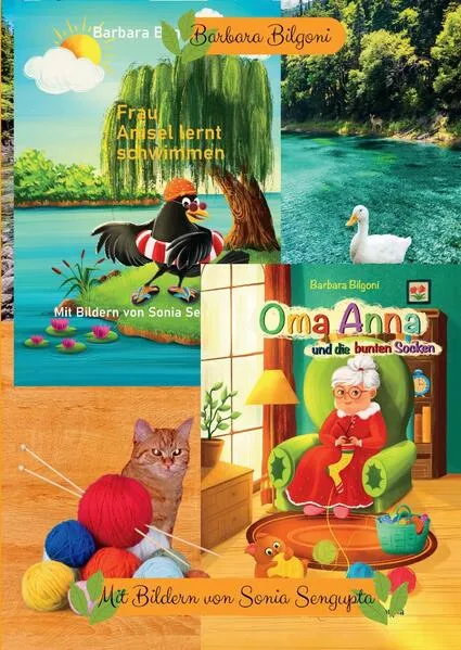 Doppelband: Frau Amsel lernt schwimmen + Oma Anna und die bunten Socken