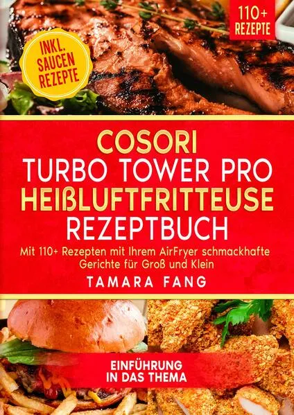 Cover: COSORI Turbo Tower Pro Heißluftfritteuse Rezeptbuch
