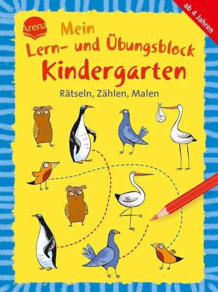Mein Lern- und Übungsblock Kindergarten. Rätseln, Zählen, Malen