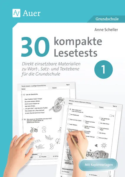 Cover: 30 kompakte Lesetests für Klasse 1