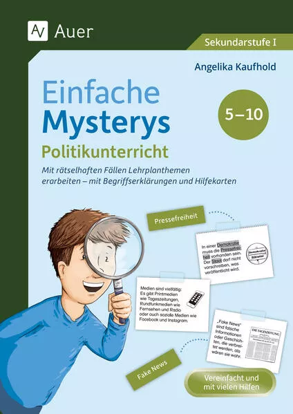 Cover: Einfache Mysterys Politikunterricht 5-10
