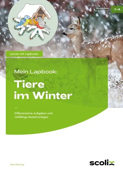 Cover: Mein Lapbook: Tiere im Winter