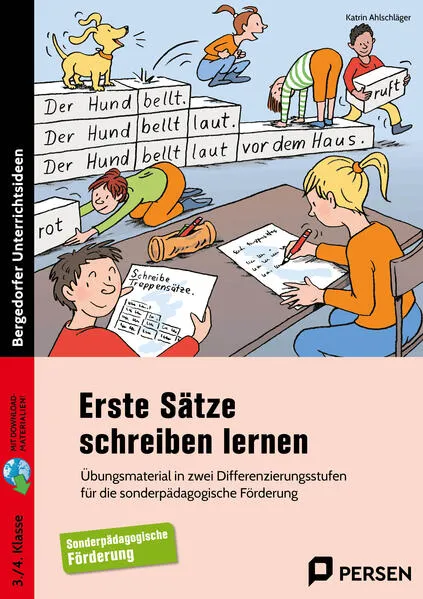 Cover: Erste Sätze schreiben lernen - 3./4. Klasse