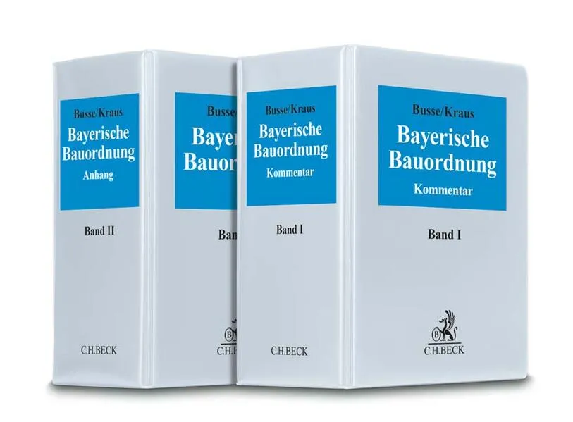 Cover: Bayerische Bauordnung