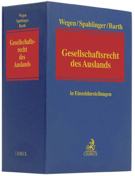 Cover: Gesellschaftsrecht des Auslands