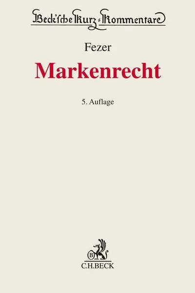 Cover: Markenrecht