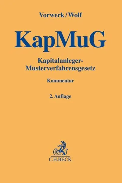 Cover: Kapitalanleger-Musterverfahrensgesetz (KapMuG)