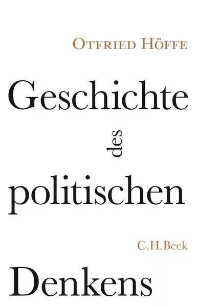 Cover: Geschichte des politischen Denkens