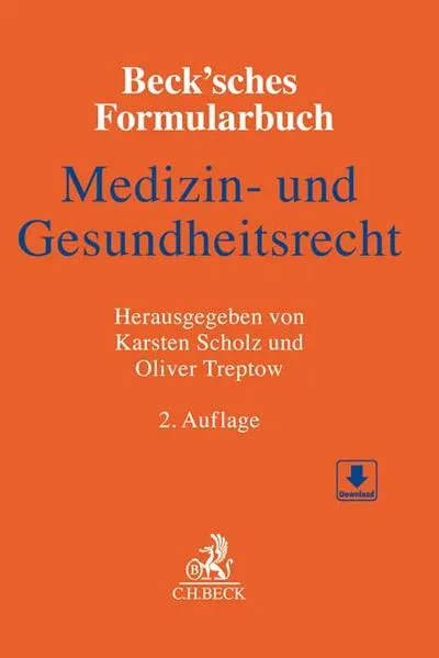 Cover: Beck'sches Formularbuch Medizin- und Gesundheitsrecht