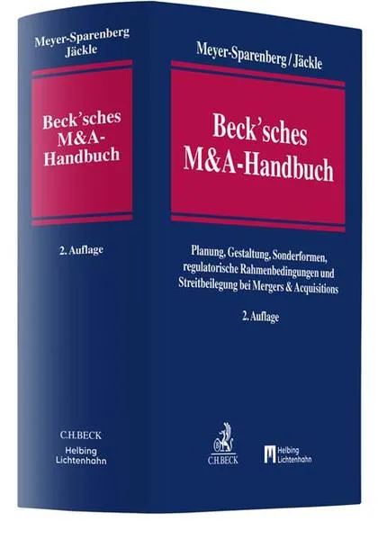 Cover: Beck'sches M&A-Handbuch