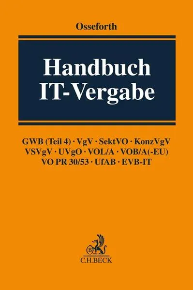Cover: Handbuch IT-Vergabe