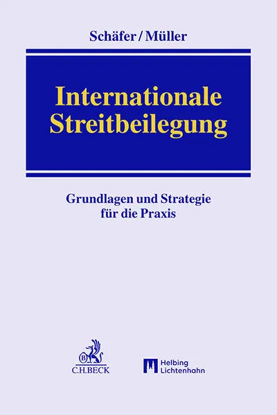 Cover: Internationale Streitbeilegung