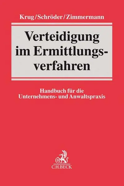 Cover: Verteidigung im Ermittlungsverfahren