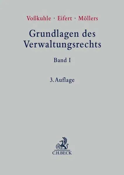 Cover: Grundlagen des Verwaltungsrechts Band I